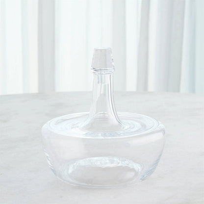 Ripple Decanter by Global Views in clear and clear. Made from unique in a transitional style.