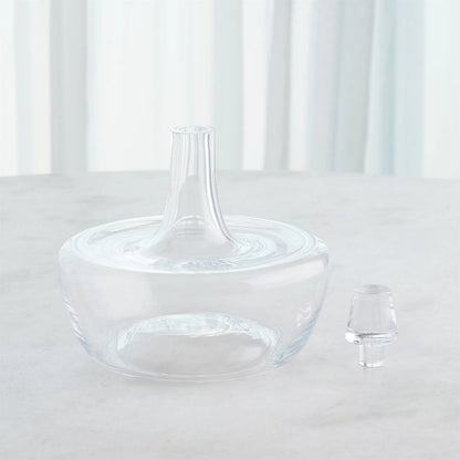 Ripple Decanter by Global Views in clear and clear. Made from unique in a transitional style.