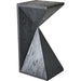 Asymmetrical Angle Side Table by Global Views. Made from oak, oak wood in a transitional style.