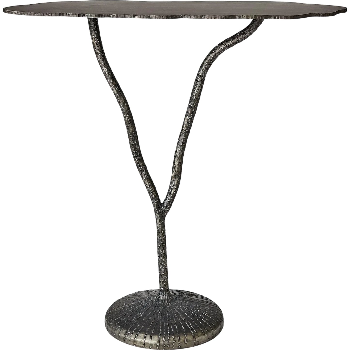 001 SI-2446259 | Primary Silo | Forest Blossom Console by Global Views in natural iron. Made from iron in a rustic style.