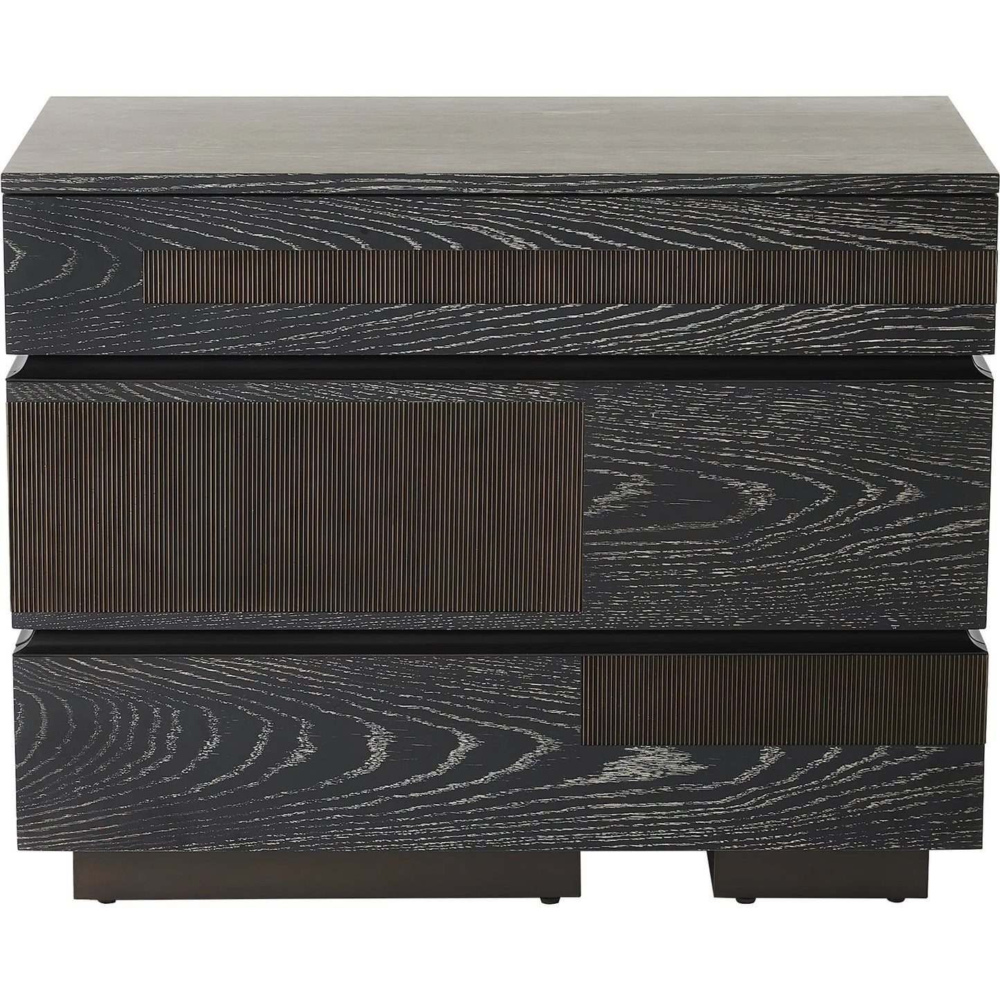 015 SI-2323172 | Primary Silo | Brazil Chest by Global Views in black and bronze. Made from unique in a modern style.