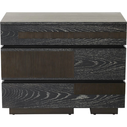 Brazil Chest by Global Views in black and bronze. Made from unique in a modern style.
