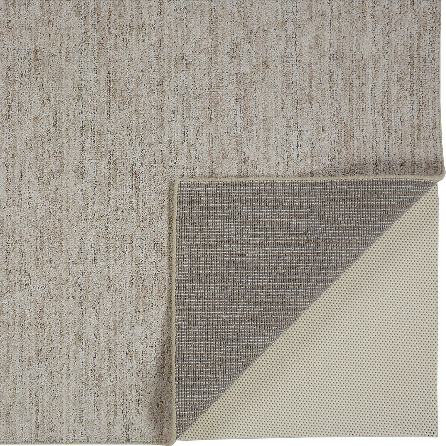 014 SI-1753453 | Closeup | Delino Transitional Solid Rug - 6701F by Feizy in taupe. Made from viscose, wool in a unique style.