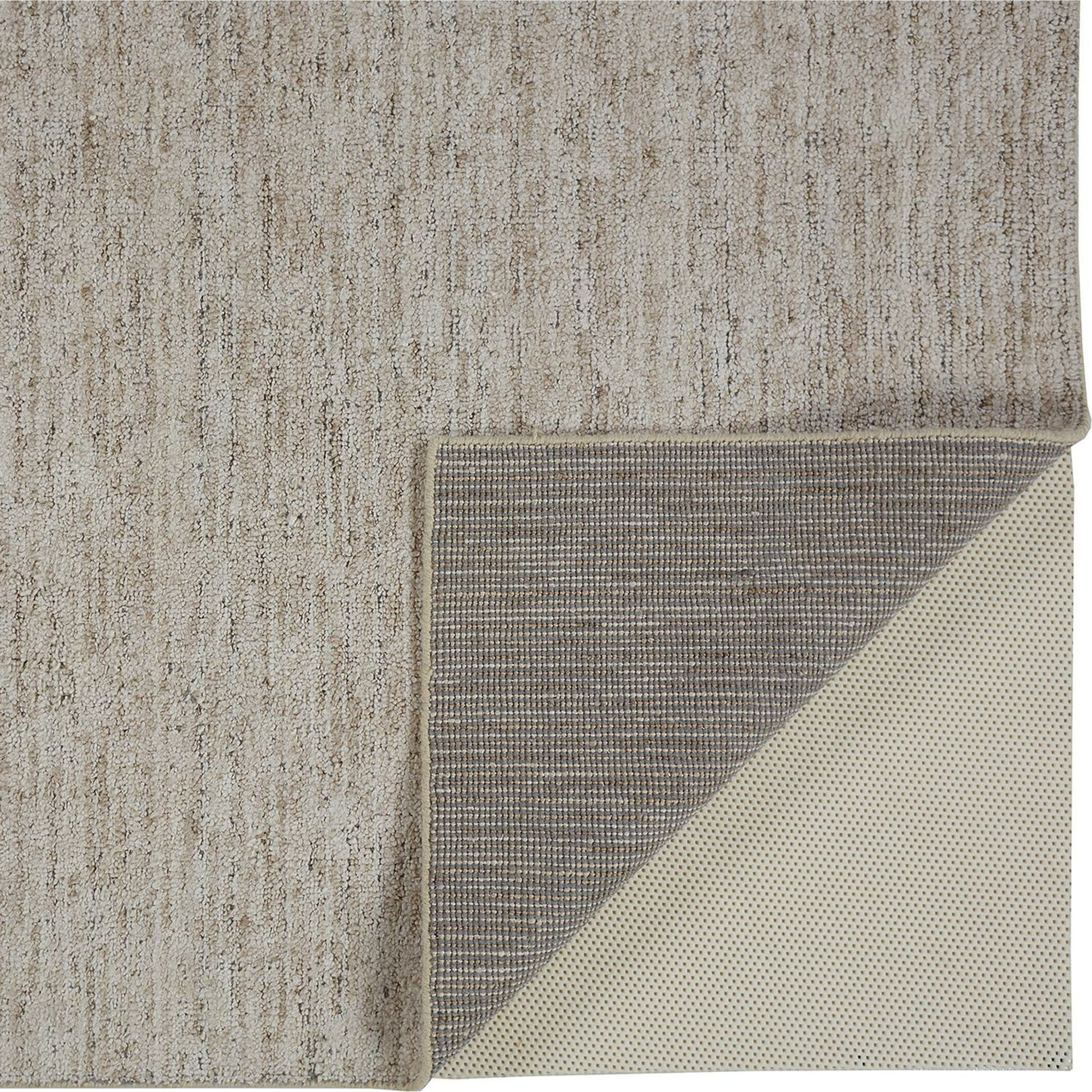 Delino Transitional Solid Rug - 6701F by Feizy in taupe. Made from viscose, wool in a unique style.