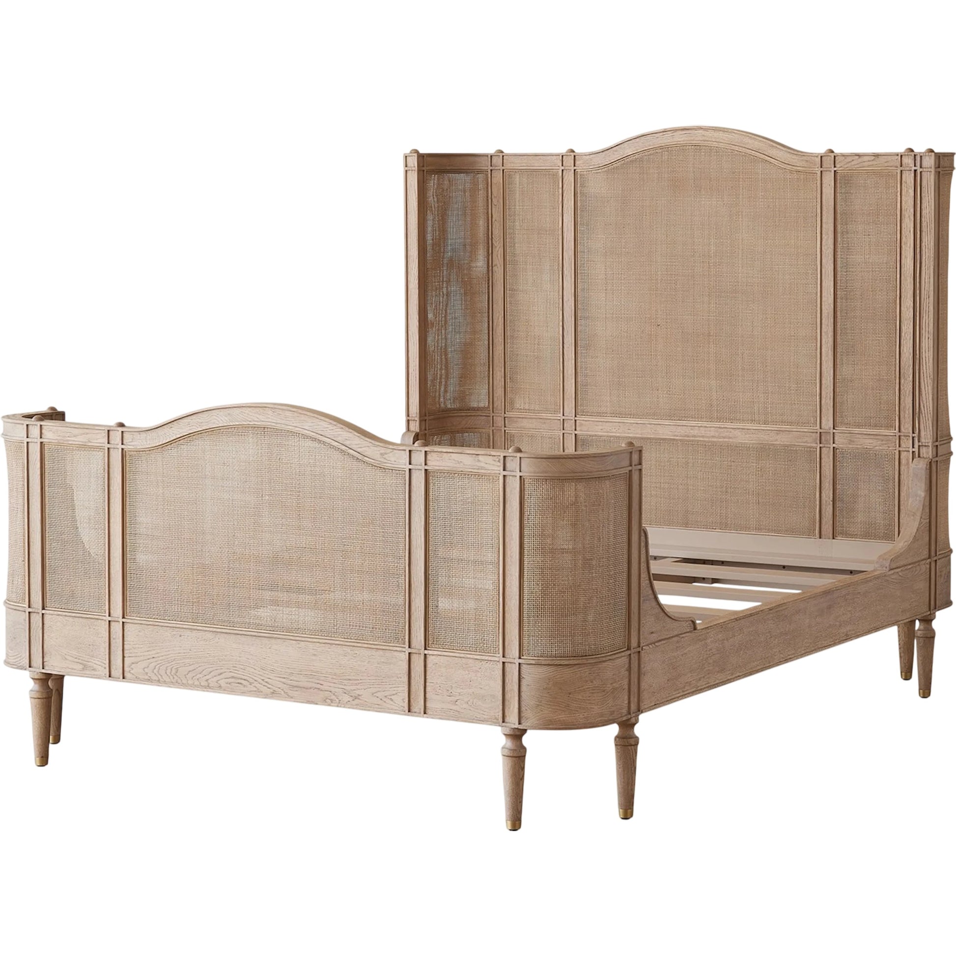 Josephine King Bed by Global Views in blackened oak. Made from unique in a unique style.