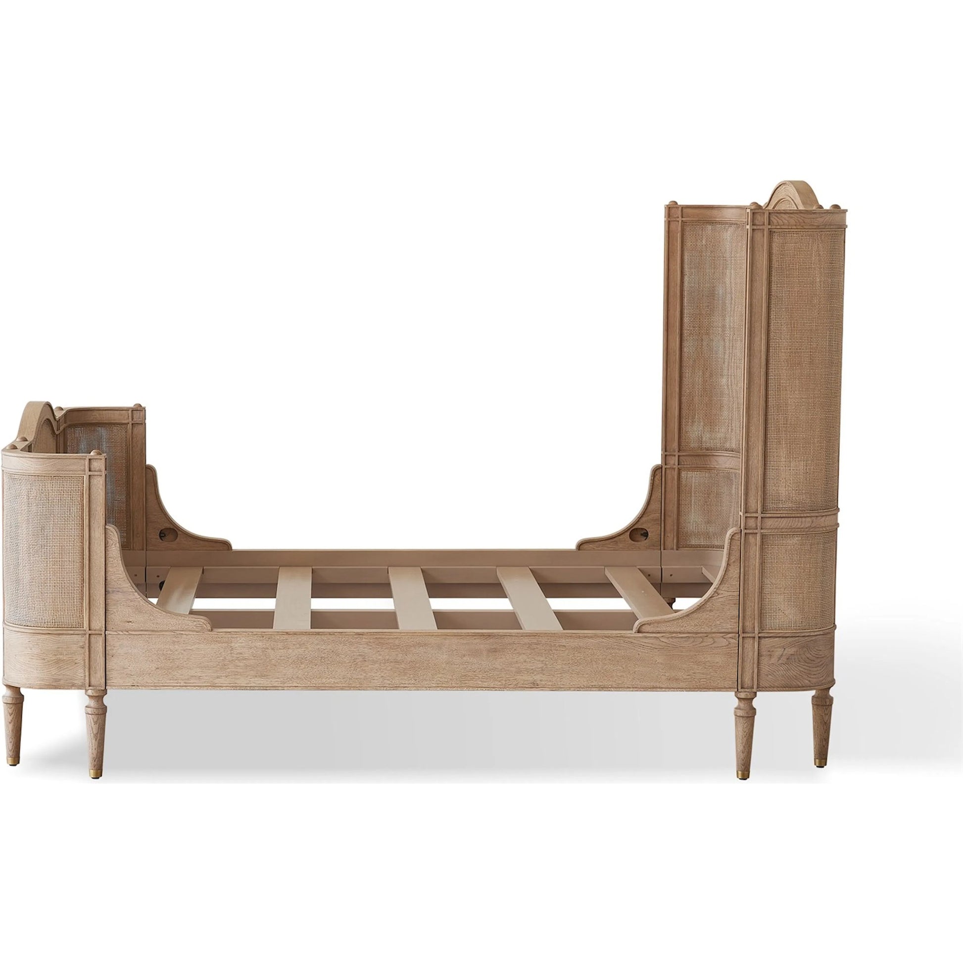 Josephine King Bed by Global Views in blackened oak. Made from unique in a unique style.