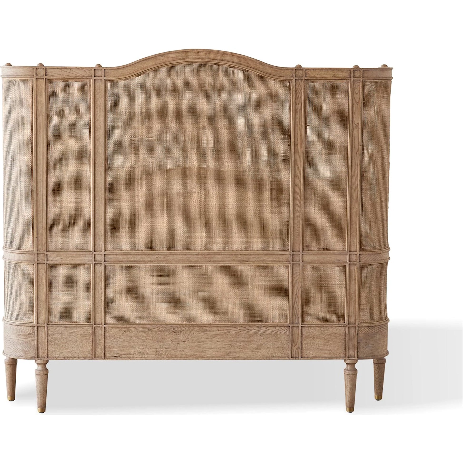Josephine King Bed by Global Views in blackened oak. Made from unique in a unique style.