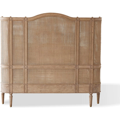 Josephine King Bed by Global Views in blackened oak. Made from unique in a unique style.