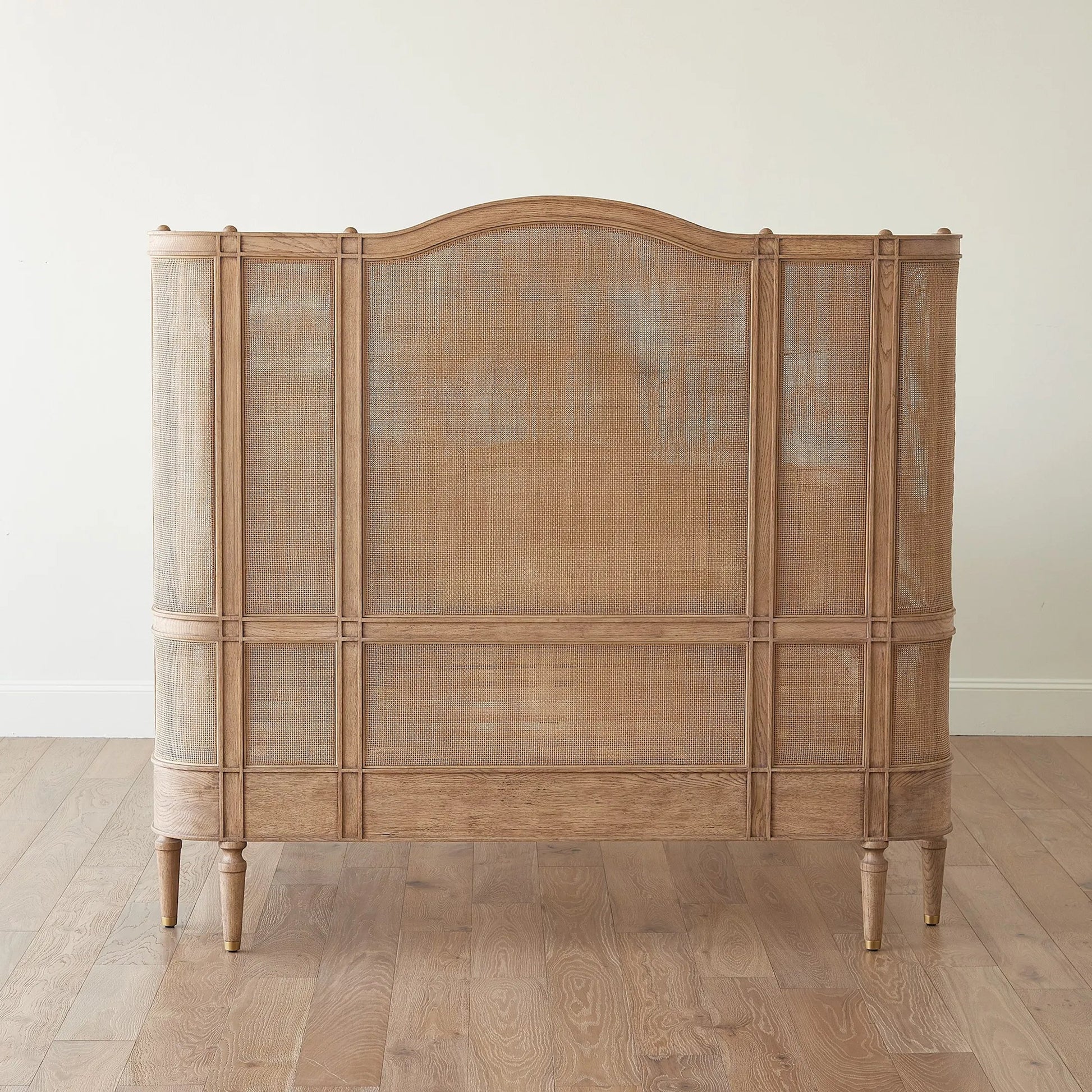 Josephine King Bed by Global Views in blackened oak. Made from unique in a unique style.