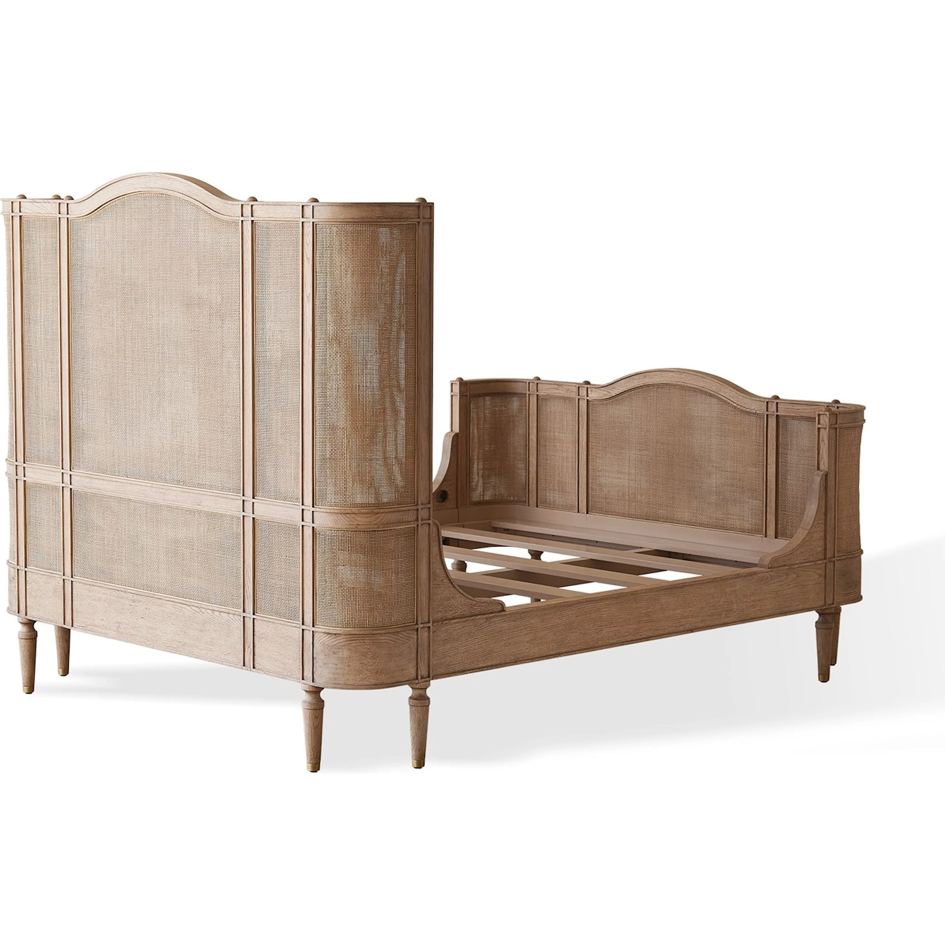 Josephine King Bed by Global Views in blackened oak. Made from unique in a unique style.
