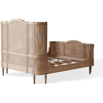 Josephine King Bed by Global Views in blackened oak. Made from unique in a unique style.