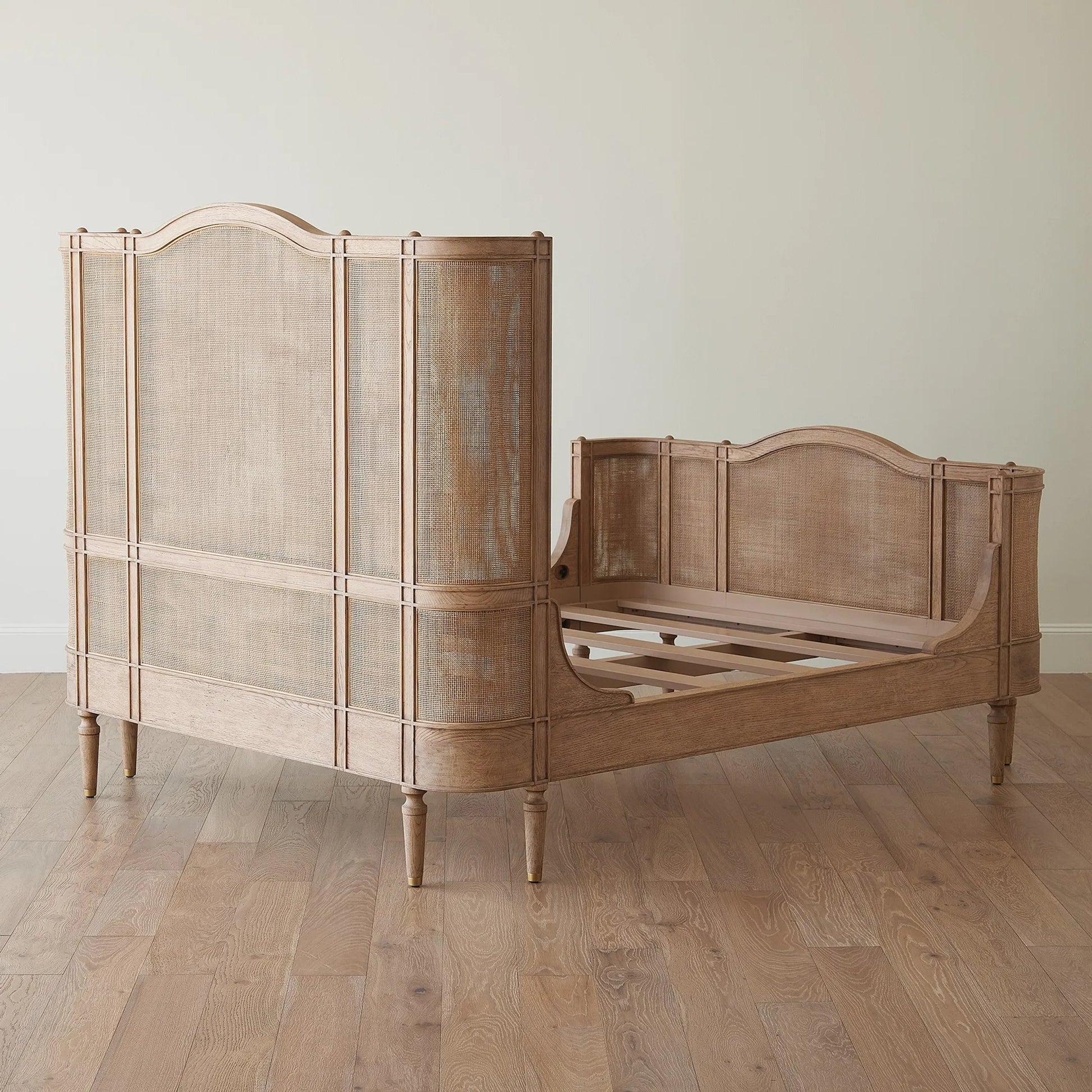 Josephine King Bed by Global Views in blackened oak. Made from unique in a unique style.