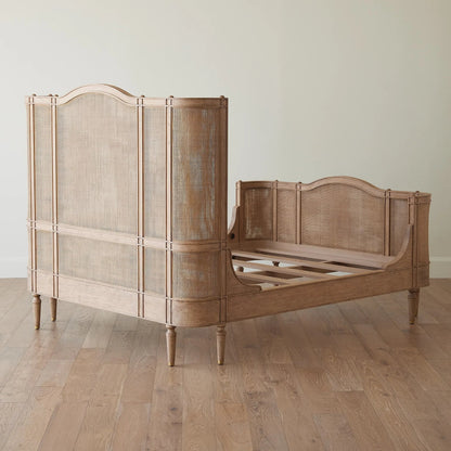 Josephine King Bed by Global Views in blackened oak. Made from unique in a unique style.