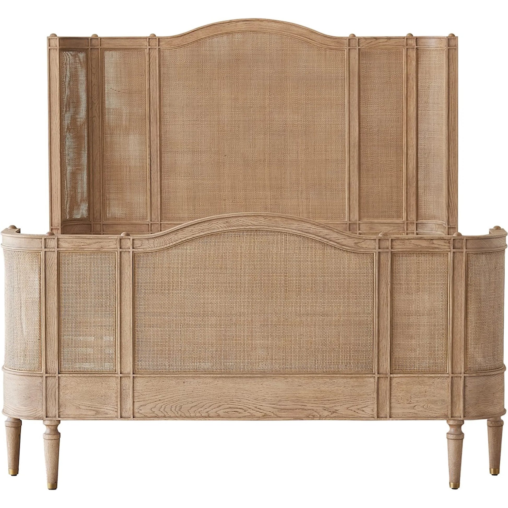 Josephine King Bed by Global Views in blackened oak. Made from unique in a unique style.