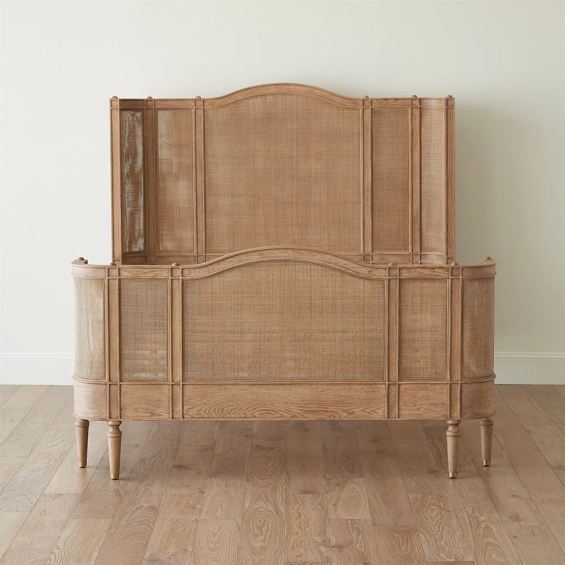 Josephine King Bed by Global Views in blackened oak. Made from unique in a unique style.