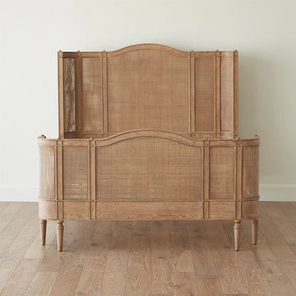 Josephine King Bed by Global Views in blackened oak. Made from unique in a unique style.