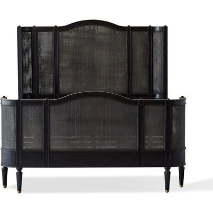 Josephine King Bed by Global Views in blackened oak. Made from unique in a unique style.