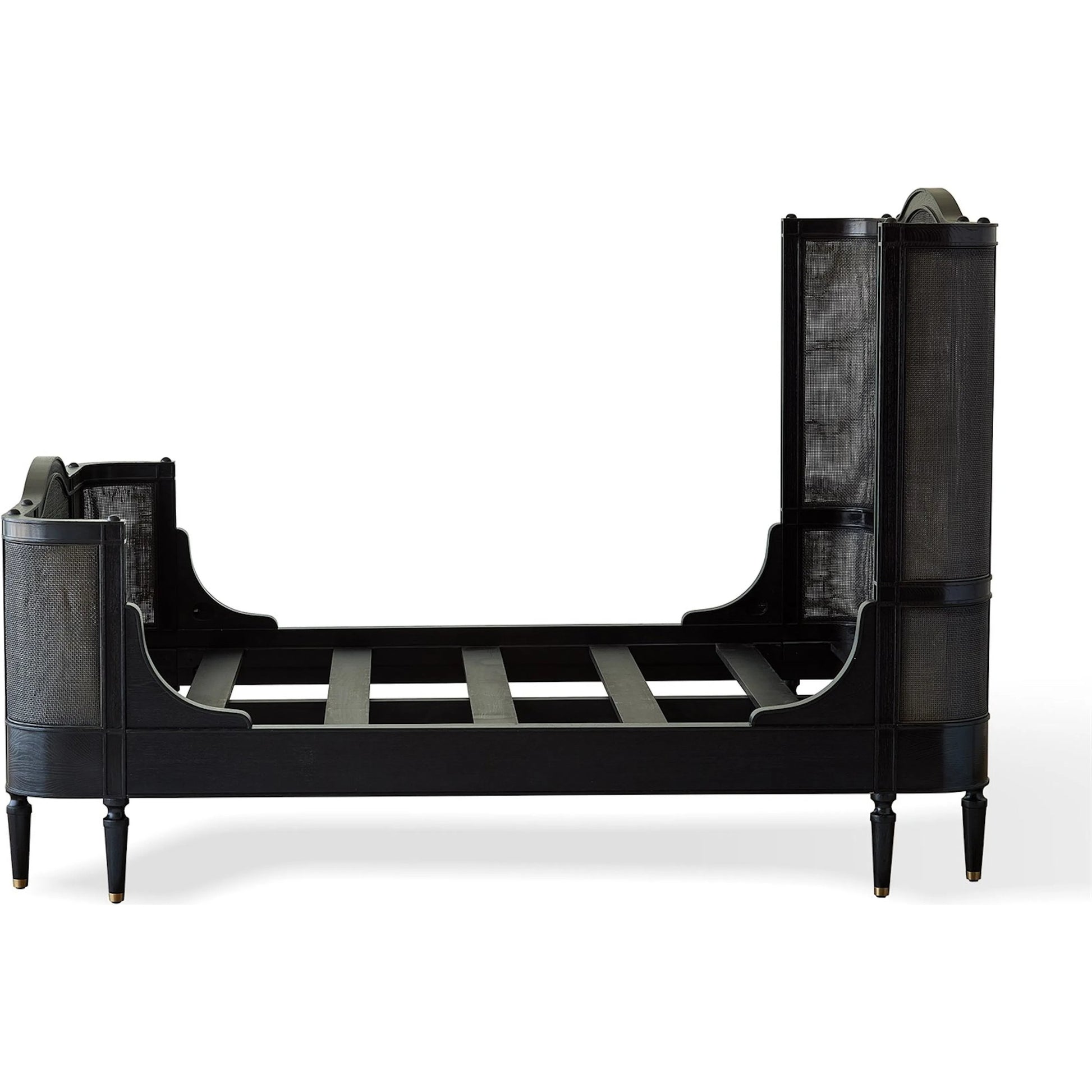 Josephine King Bed by Global Views in blackened oak. Made from unique in a unique style.