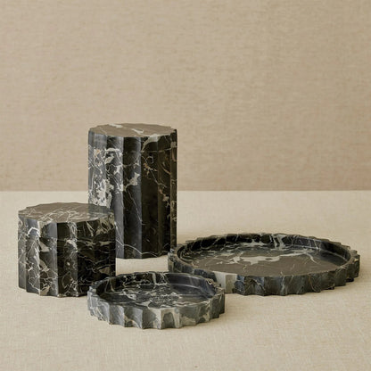 Ionic Tray by Global Views in marble. Made from unique in a modern style.