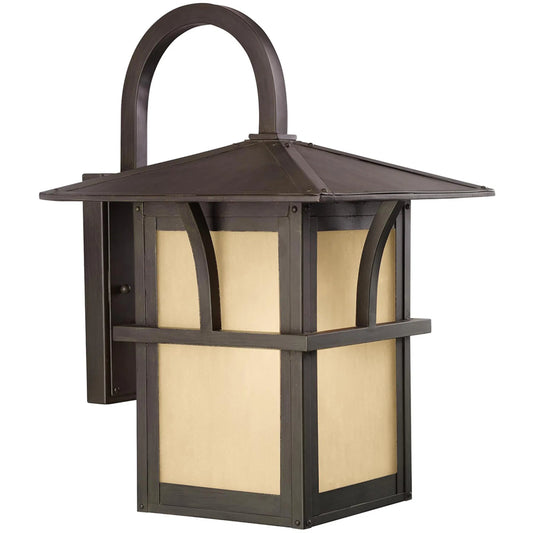 Medford Lakes One Light Outdoor Wall Lantern by Visual Comfort & Co. in statuary bronze. Made from aluminum in a unique style.