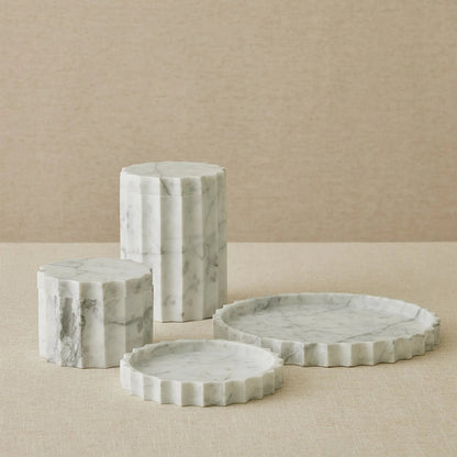 Ionic Tray by Global Views in marble. Made from unique in a modern style.