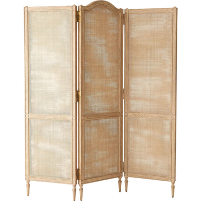 Josephine Screen by Global Views in blackened oak. Made from unique in a transitional style.