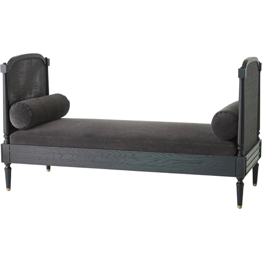 001 SI-2323836 | Primary Silo | Josephine Daybed by Global Views in black and blackened oak. Made from unique in a unique style.