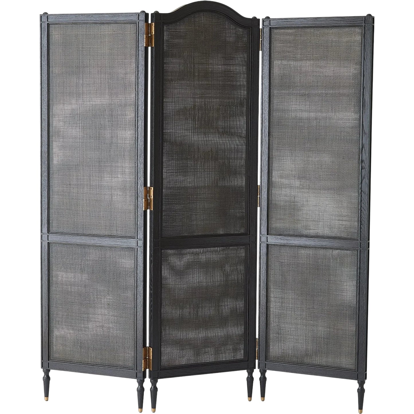 002 SI-2323841 | Primary Silo | Josephine Screen by Global Views in blackened oak. Made from unique in a transitional style.