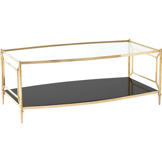 Camber Cocktail Table by Global Views in amber and marble. Made from unique in a unique style.