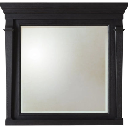 Josephine Mirror by Global Views in black and blackened oak. Made from unique in a unique style.
