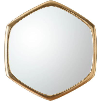 Hexagon Mirror by Global Views. Made from aluminum, mirror in a transitional style.