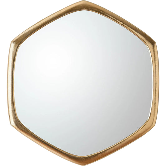 Hexagon Mirror by Global Views. Made from aluminum, mirror in a unique style.
