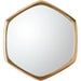 Hexagon Mirror by Global Views. Made from aluminum, mirror in a transitional style.