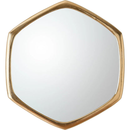Hexagon Mirror by Global Views. Made from aluminum, mirror in a transitional style.