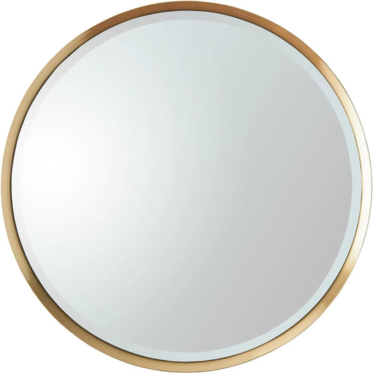 Hudson Mirror by Global Views. Made from mdf, mirror, stainless steel in a transitional style.