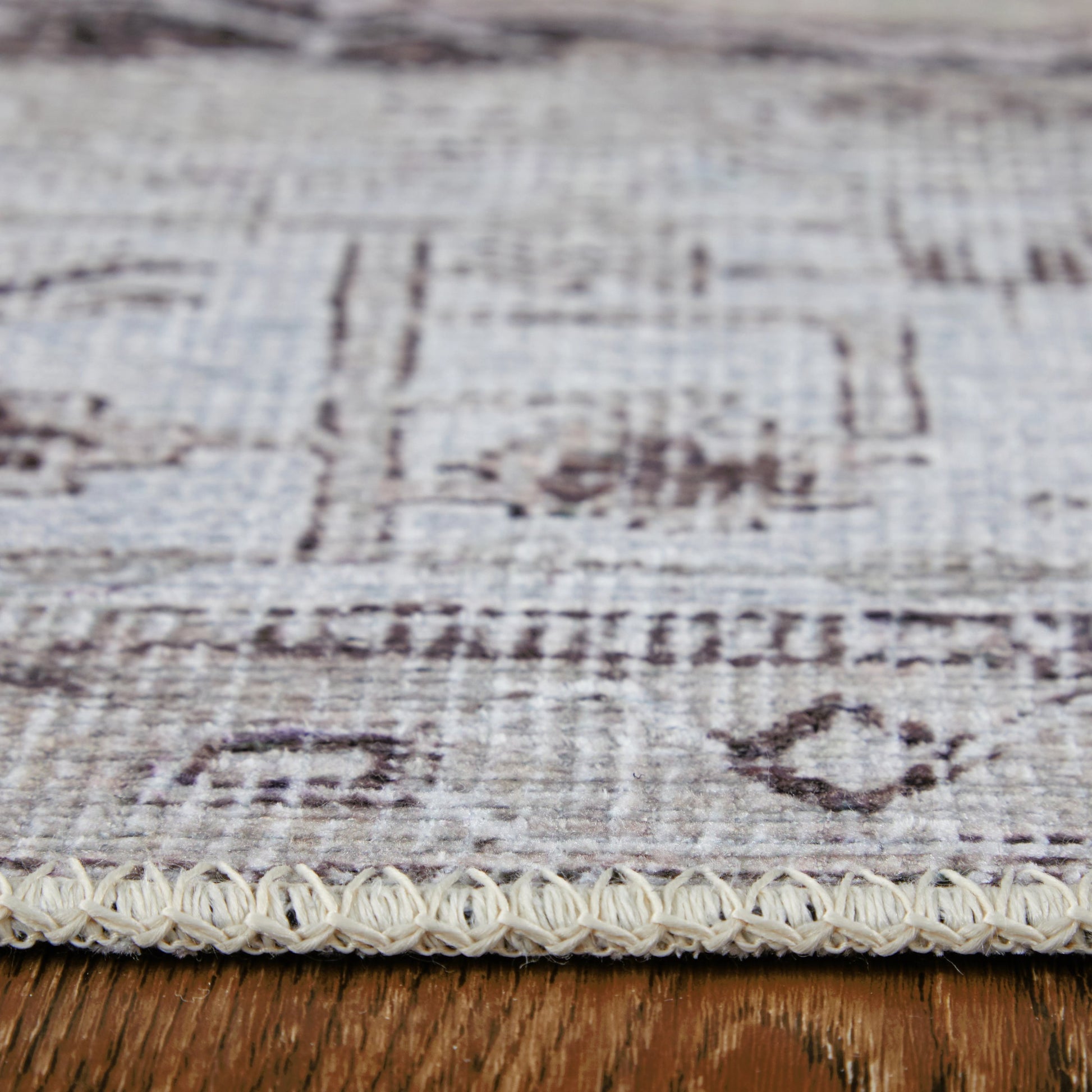 Percy Transitional Rug - PRC39PAF by Feizy in tan, ivory, gray. Made from polyester, cotton, viscose in a unique style.