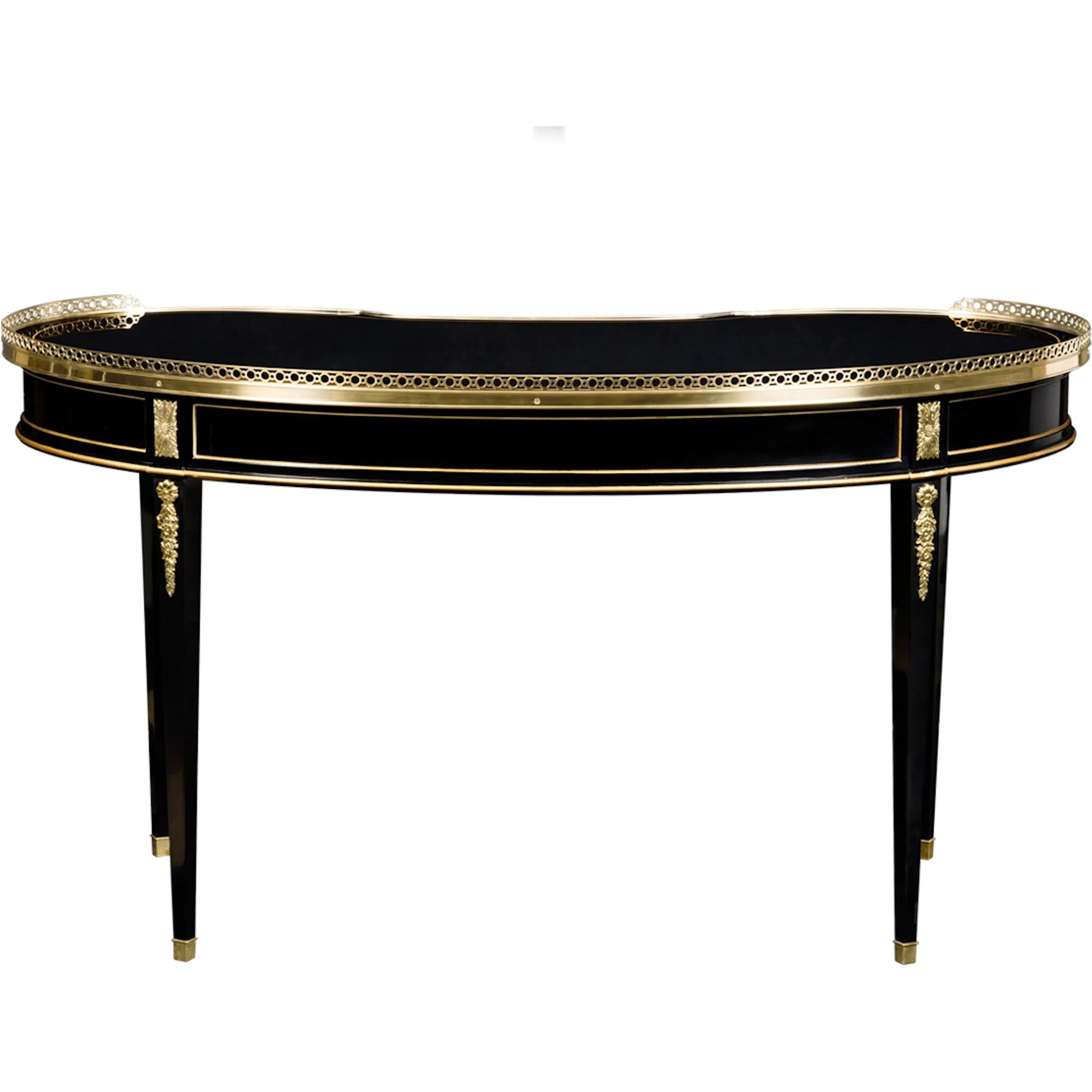 Lady's Eclipse Desk by Maitland-Smith in ebony. Made from unique in a unique style.