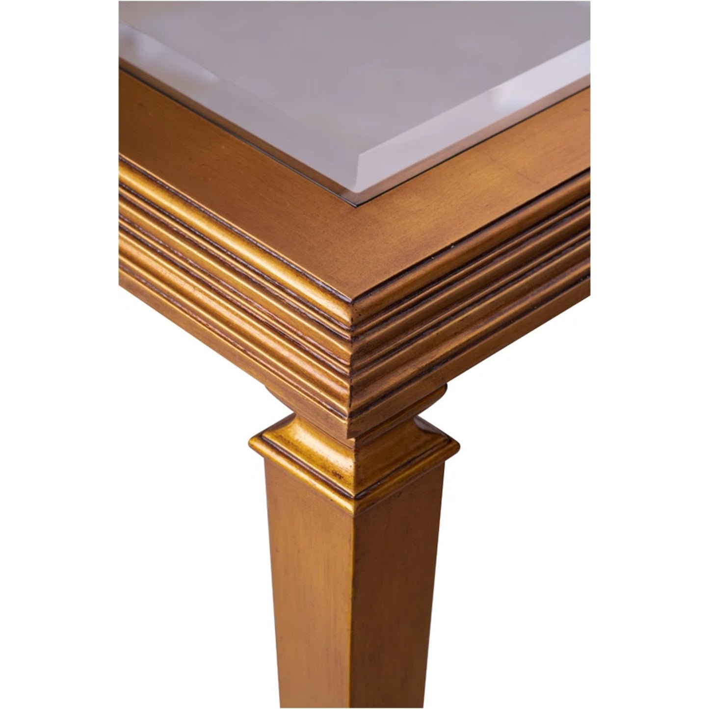 004 SI-2016038 | Closeup | Nial Console Table by Maitland-Smith. Made from unique in a transitional style.