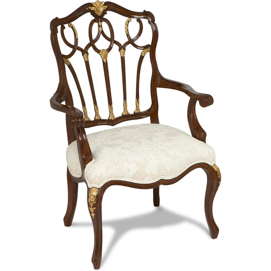 Gothic Arm Chair by Maitland-Smith. Made from unique in a traditional style.