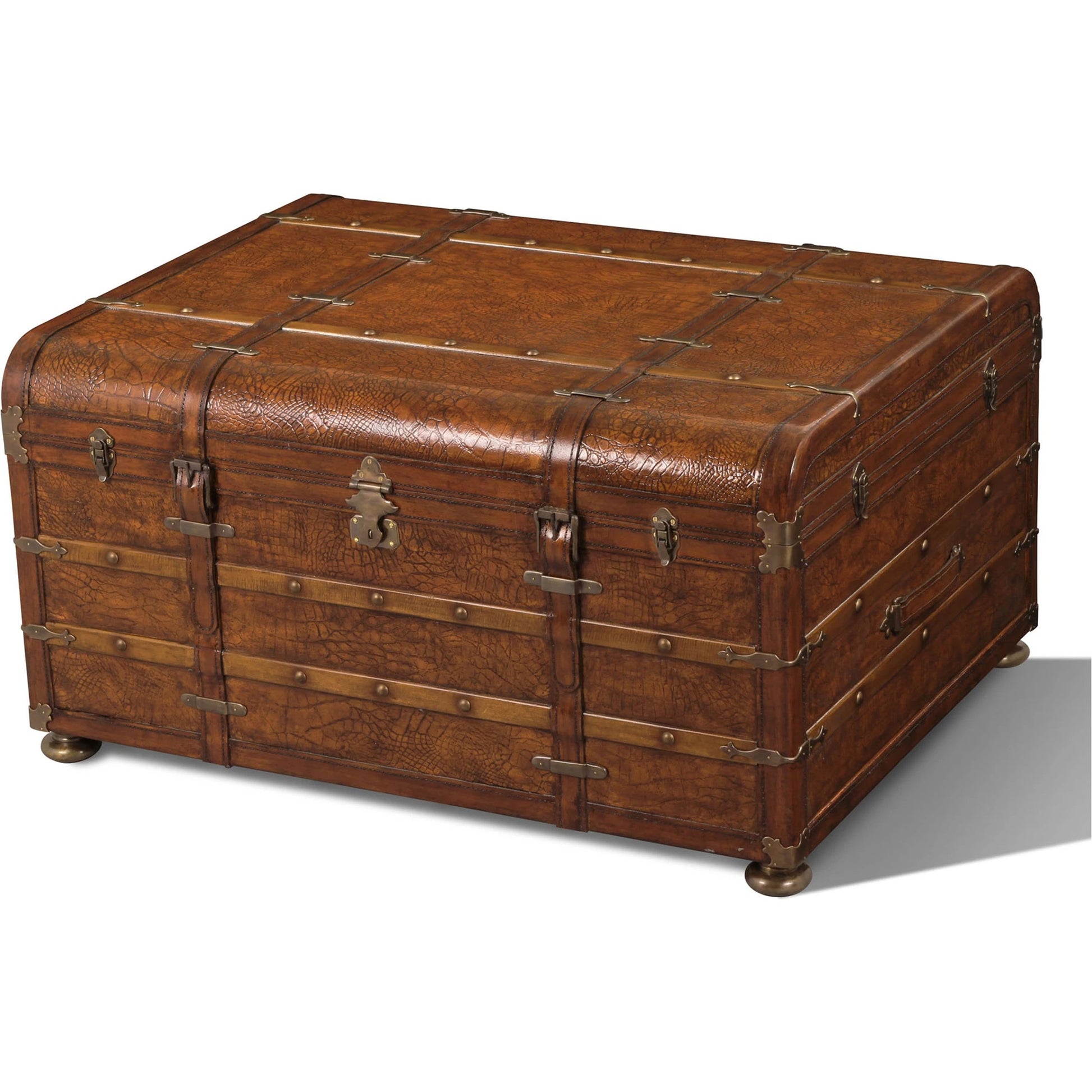 Cutlass Trunk by Maitland-Smith. Made from unique in a traditional style.