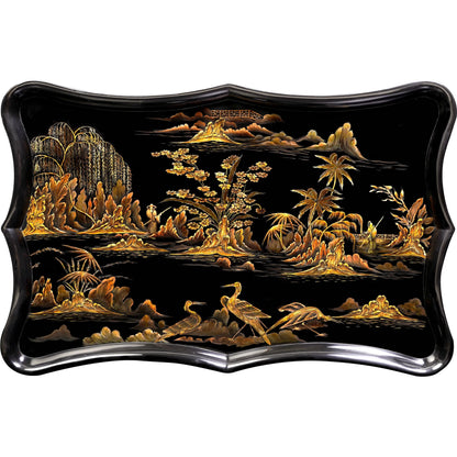 Chinoiserie Cocktail Table by Maitland-Smith. Made from unique in a traditional style.