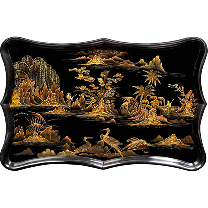 Chinoiserie Cocktail Table by Maitland-Smith. Made from unique in a traditional style.