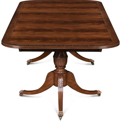 Bleached Reeded Dining Table by Maitland-Smith. Made from unique in a unique style.