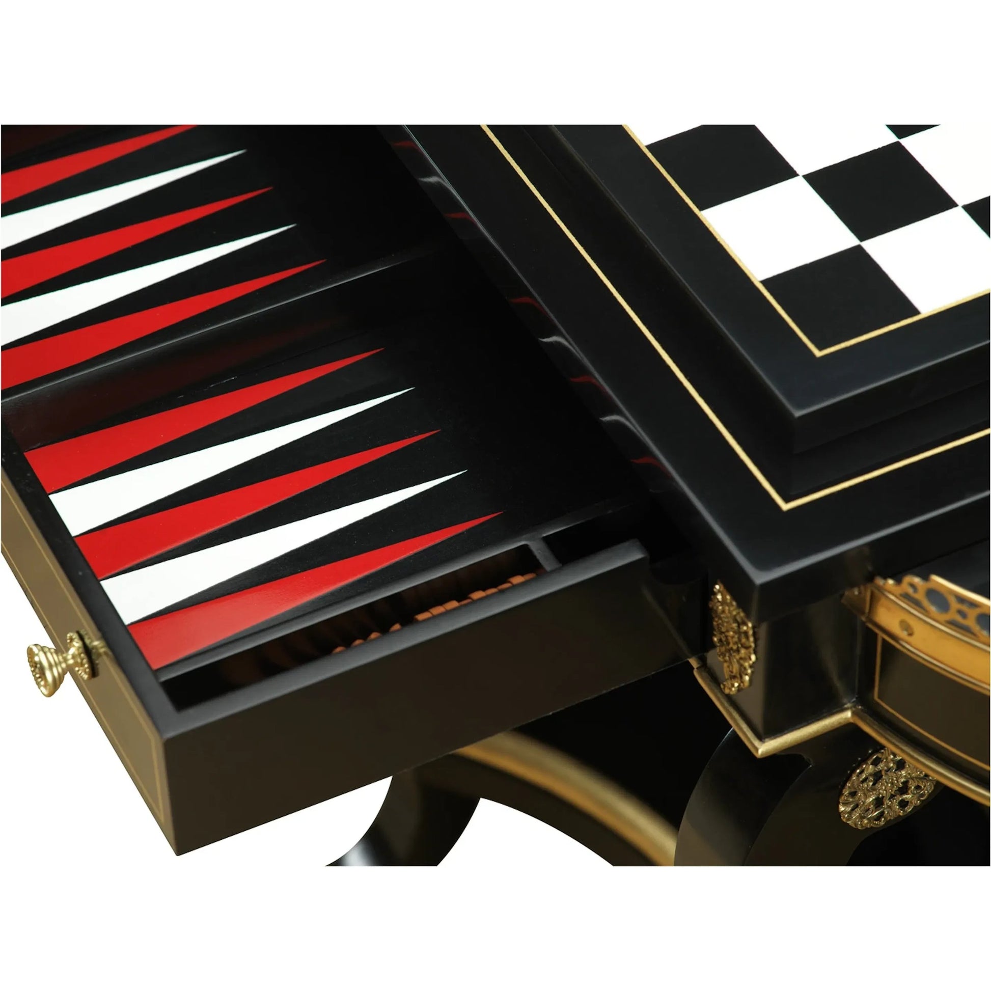 Eclipse Game Table by Maitland-Smith. Made from unique in a traditional style.