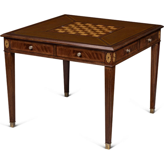 Hopkins Game Table by Maitland-Smith. Made from unique in a traditional style.