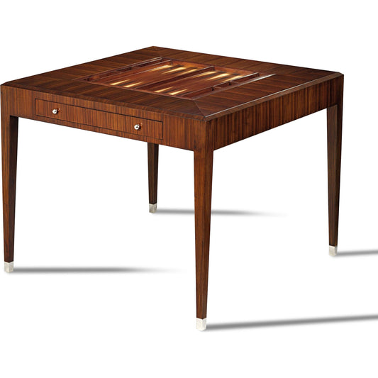 Reversible Game Table by Maitland-Smith. Made from unique in a transitional style.