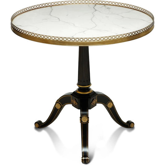 Eclipse Lamp Table by Maitland-Smith. Made from unique in a transitional style.