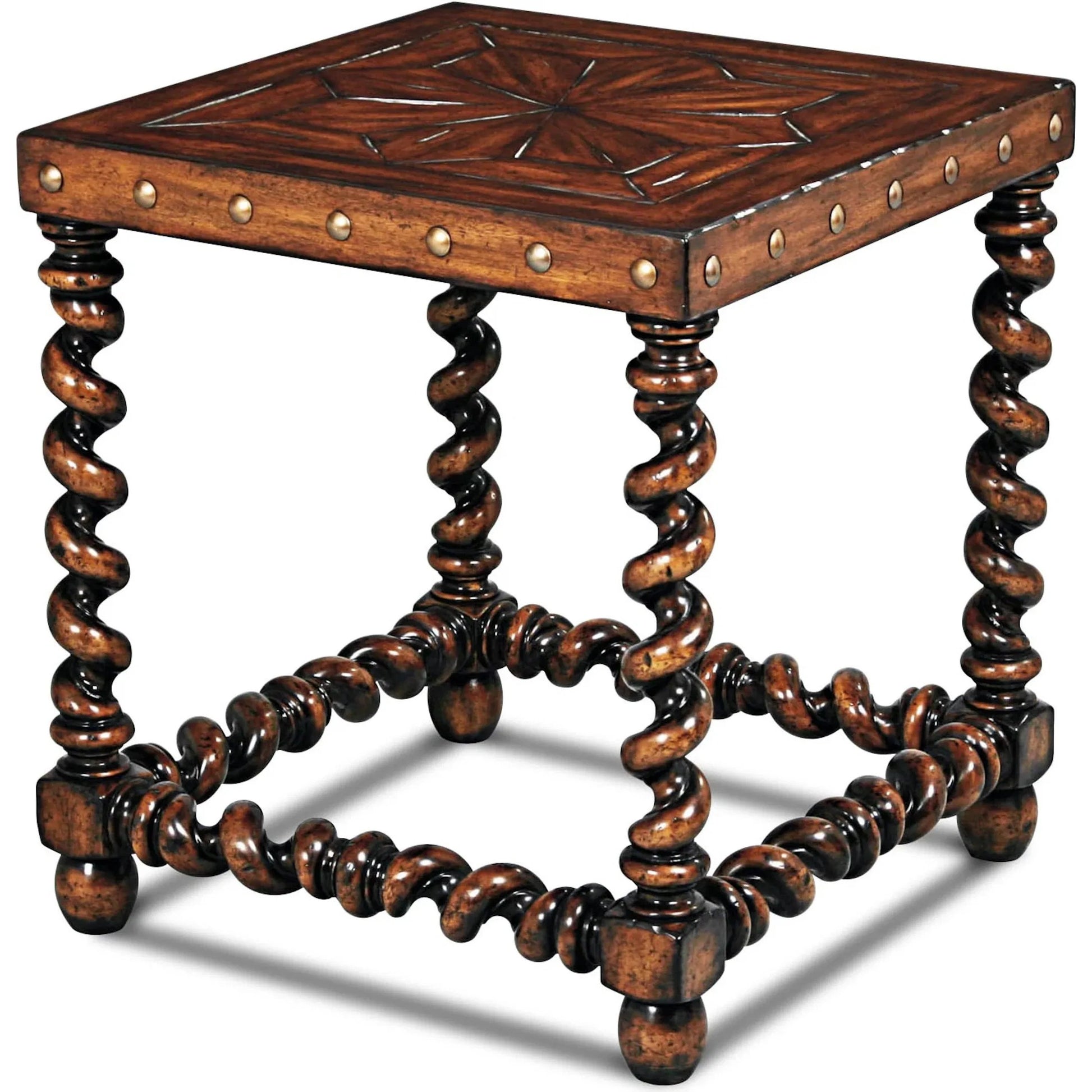 Serpentine Side Table by Maitland-Smith. Made from unique in a traditional style.