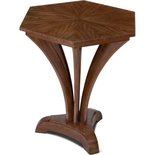 Pointe Lamp Table by Maitland-Smith. Made from unique in a traditional style.