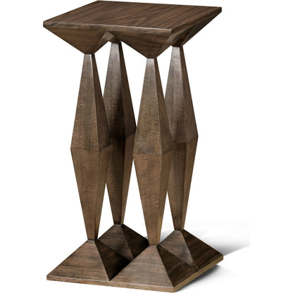 Aruba Side Table by Maitland-Smith in natural beech. Made from unique in a unique style.